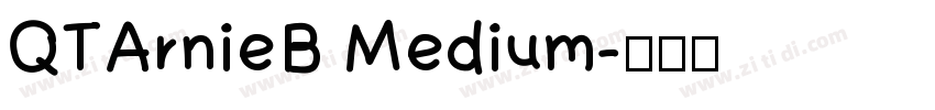 QTArnieB Medium字体转换